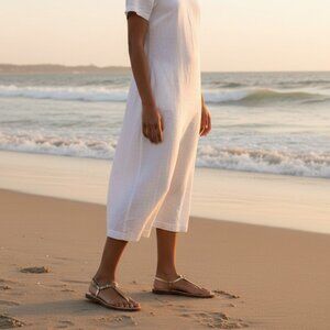 ✨ Sam Edelman Naomi Gold Leather Sandals – Size 10